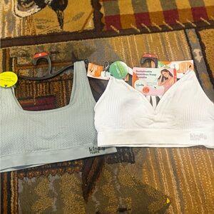 Kindly Yours White Seamless Voop Bralette